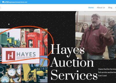 Colonial Beach Tech - Hayes Auction Services Website